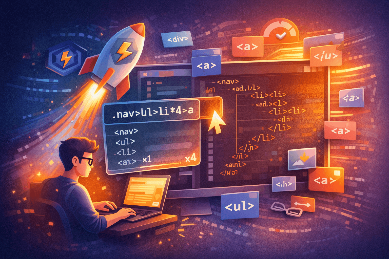 Emmet for HTML: A Beginner’s Guide to Writing Faster Markup