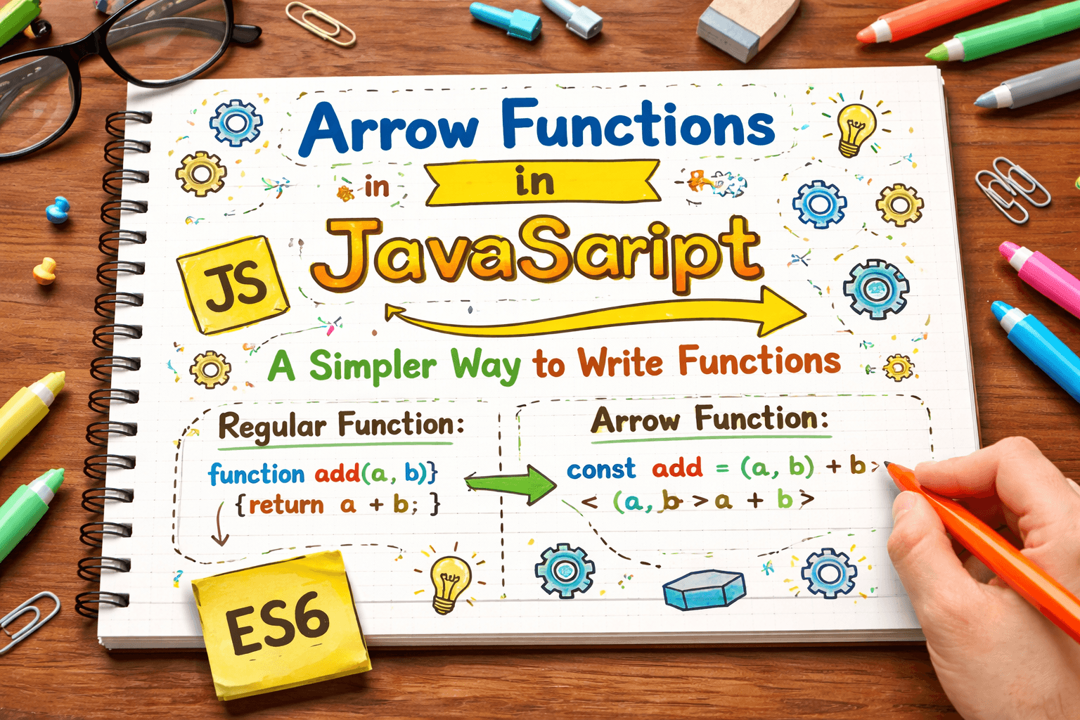 Arrow Functions in JavaScript: A Simpler Way to Write Functions
